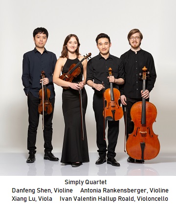 Simply Quartett, Gewinner des Int.Streichquartett Wettbewerbs Bordeaux